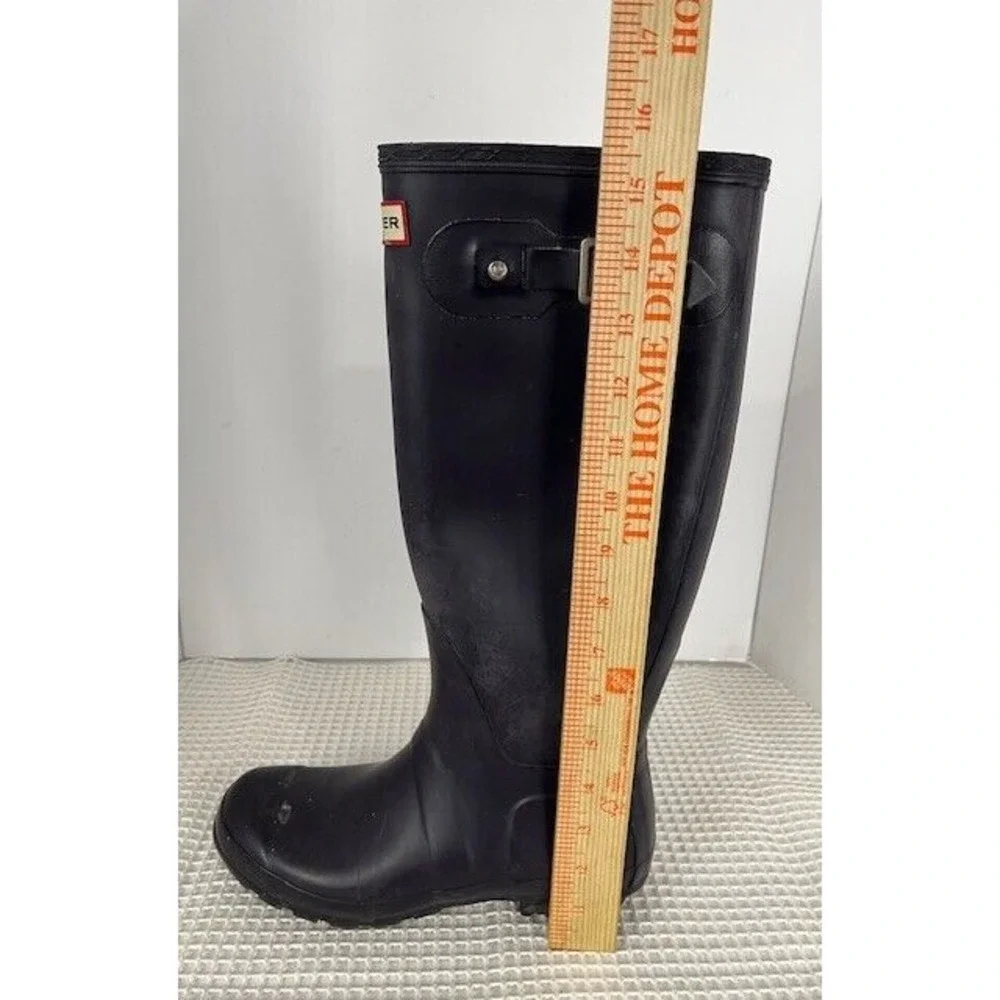 Hunter‎ Original Women's Tall Rain Boots Purple 6M/7F Fair Condition